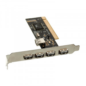 Exegate EX281227RUS Контроллер EXE-352 PCI, 4*USB2.0 ext + 1*USB2.0 int (OEM)