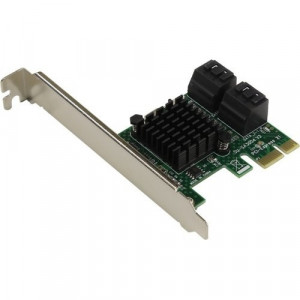 Espada Контроллер PCI-E, SATA3 4 int port, ASM1061+1093 (PCIe4SATA3ASM) (44032)
