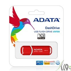 A-DATA Flash Drive 32Gb UV150 AUV150-32G-RRD {USB3.0, Red}