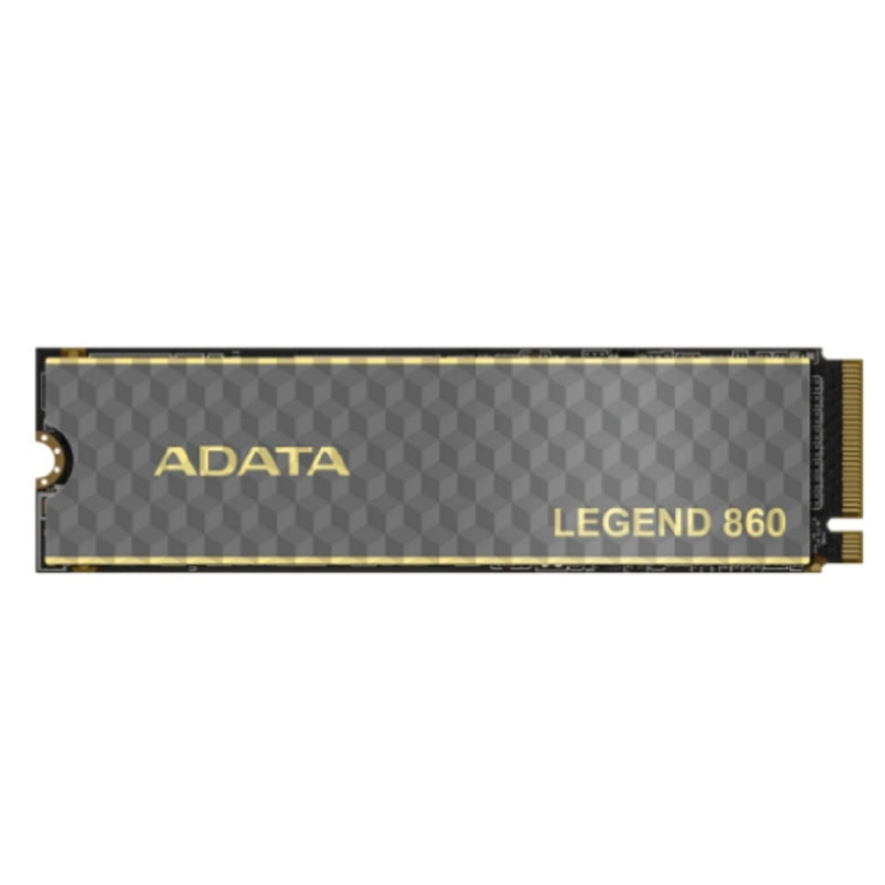 Твердотельный накопитель SSD M.2 A-DATA 500GB LEGEND 860 <SLEG-860-500GCS> (PCI-E 4.0 x4, up to 5000/3000Mbs, 3D NAND, 160TBW, NVMe 1.4, 22x80mm, радиатор)