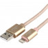Cablexpert Кабель для Apple CC-U-APUSB02Gd-3M AM/Lightning, серия Ultra, длина 3м, золотой, блистер				