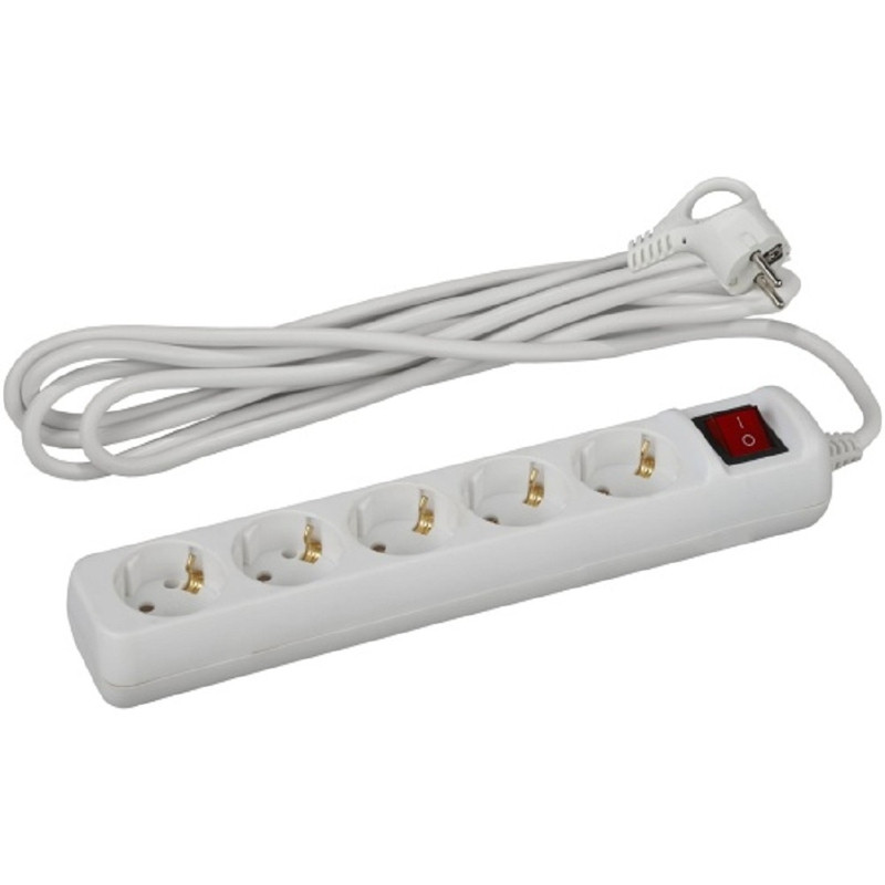 ЭРА Б0035758 Удлинитель UX-5es-5m c заземлением, 3x0,75мм2, c выкл. 5гн, 5м ЭРА Б0035758 Удлинитель UX-5es-5m c заземлением, 3x0,75мм2, c выкл. 5гн, 5м