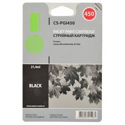 Cactus PGI450  Картридж струйный Cactus черный для Canon MG6340/5440/IP7240 (21.4мл)