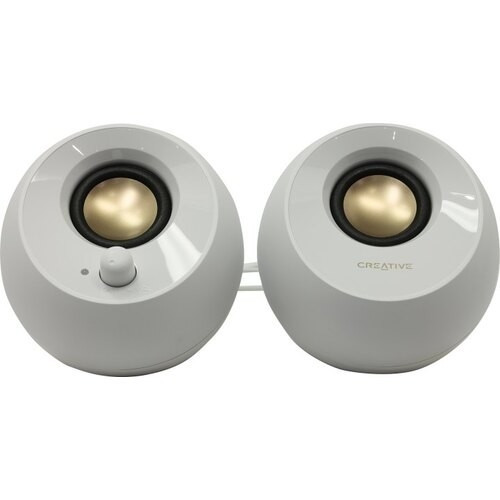 Creative PEBBLE MF1680 2.0 белый 4.4Вт