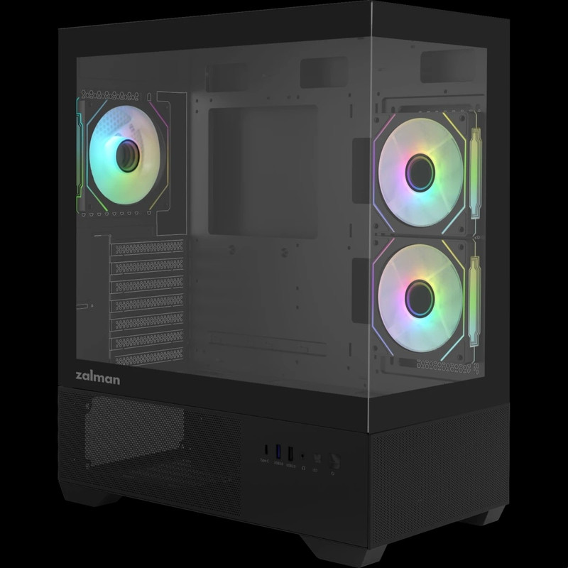 Корпус Zalman Chronix без БП Black