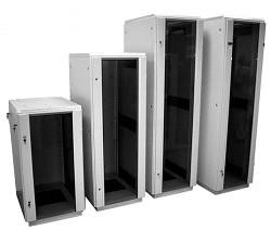 ЦМО! Шкаф телеком. напольный 47U (600x800) дверь стекло (ШТК-M-47.6.8-1AAA) (3 коробки)