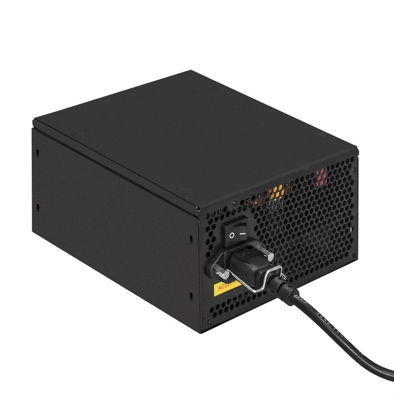 Exegate EX292148RUS-OEM-S Блок питания 400W ExeGate 80 PLUS® 400PPH-LT-OEM (ATX, APFC, КПД 82% (80 PLUS), 12cm fan, 24pin, (4+4)pin, PCIe, 5xSATA, 3xIDE, black, кабель 220V с защитой от выдергивания)