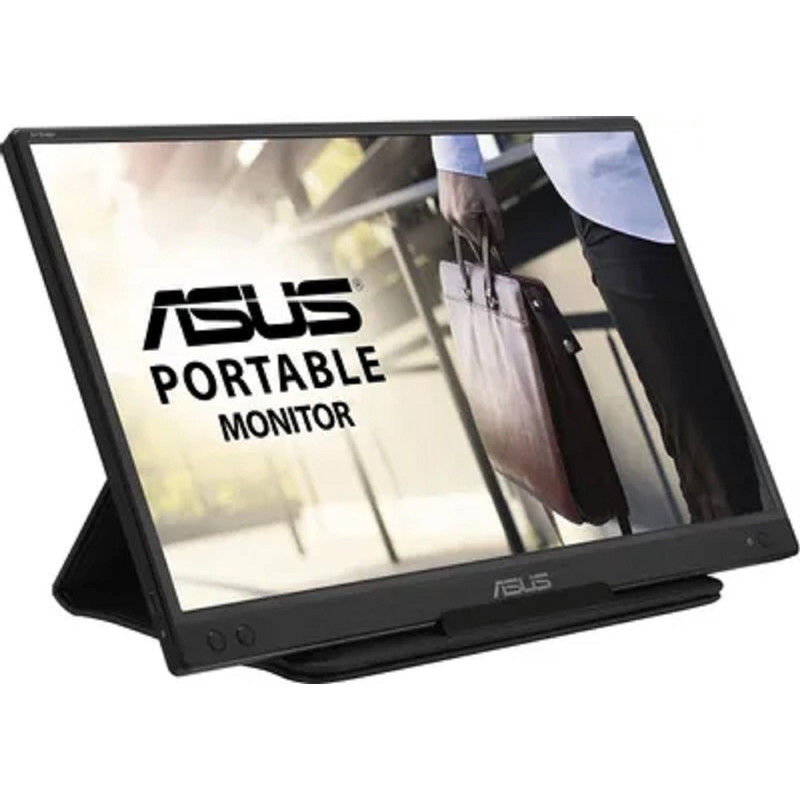 Монитор LCD 15.6"MB166C/ ASUS ZenScreen MB166C, портативный USB-монитор, 15,6" / FHD, IPS-панель, USB-C, подавление мерцания, фильтрация синего света, антибликовое покрытие