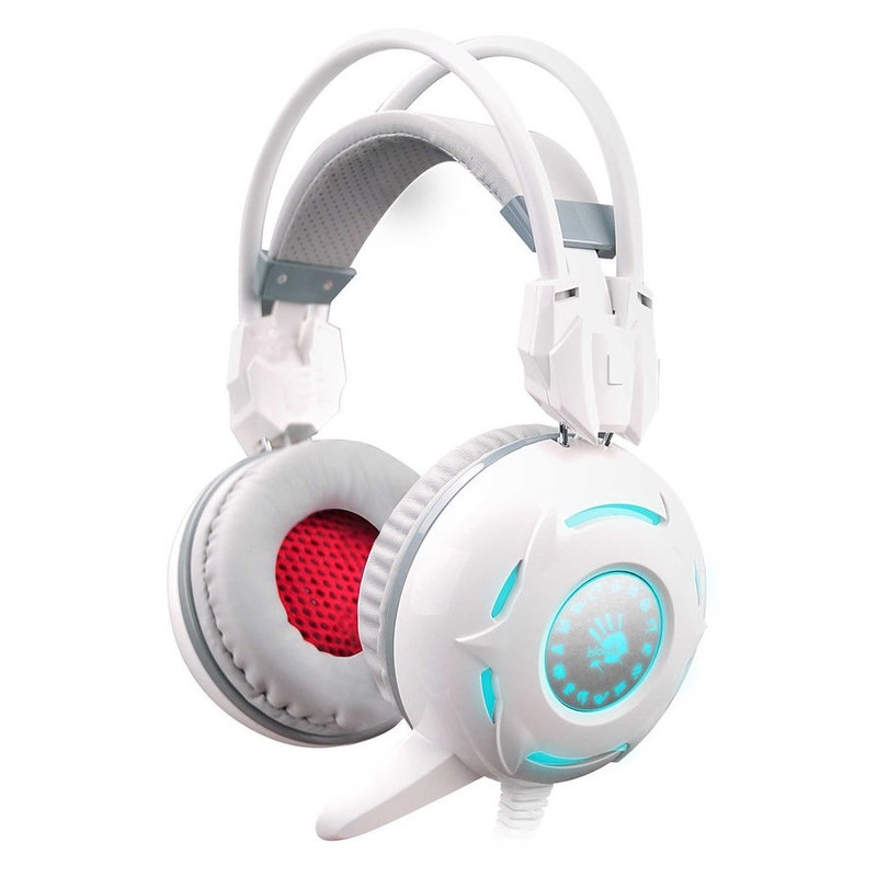 A4Tech Bloody G300 белый 1.8м мониторные оголовье (G300 WHITE+GREY)