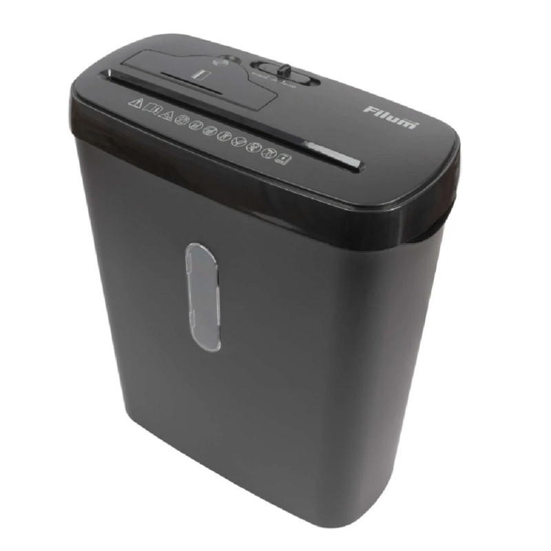 Уничтожитель бумаг Filum FL-SH011-02S 8 листов, безоп. 2ур., 11литров, 2,8м/мин, уничт CD,  ур. шума: 70Дб (1110412)