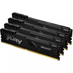 Kingston DRAM 128GB 3600MHz DDR4 CL18 DIMM (Kit of 4) FURY Beast Black EAN: 740617319712