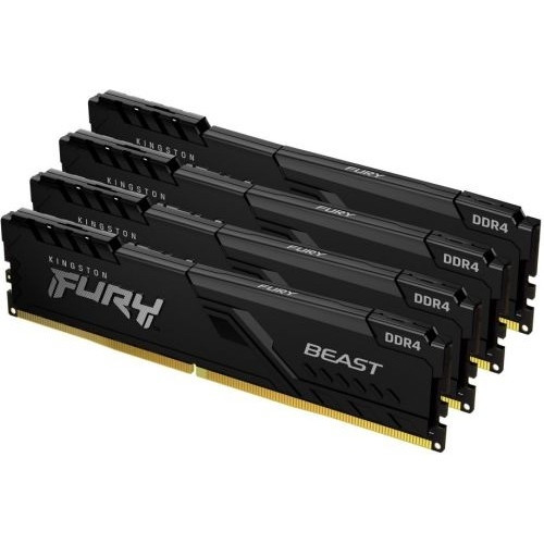 Kingston DRAM 128GB 3600MHz DDR4 CL18 DIMM (Kit of 4) FURY Beast Black EAN: 740617319712