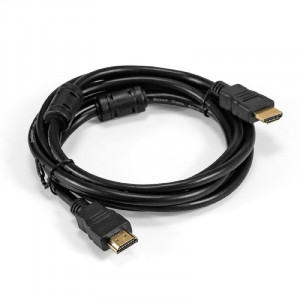 Exegate EX294689RUS Кабель HDMI ExeGate EX-CC-HDMI-2.0F (19M/19M, 2м, v1.4b, ферритовые кольца, позолоченные контакты)