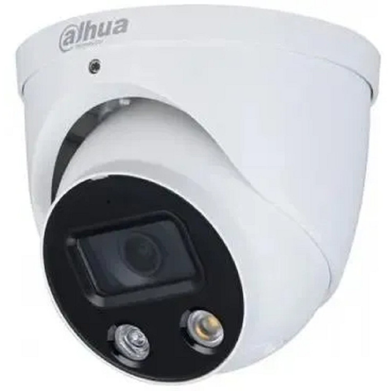 DAHUA DH-IPC-HDW3449HP-ZAS-PV Уличная купольная IP-видеокамера Full-color с ИИ и активным сдерживанием 4Мп, 1/2.7” CMOS, моторизованный объектив 2.7~13,5мм (5x), видеоаналитика, ИК 50м, LED 40м