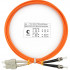 Cabeus FOP-62-SC-ST-2m Шнур оптический duplex SC-ST 62,5/125 mm 2м LSZH Cabeus FOP-62-SC-ST-2m Шнур оптический duplex SC-ST 62,5/125 mm 2м LSZH