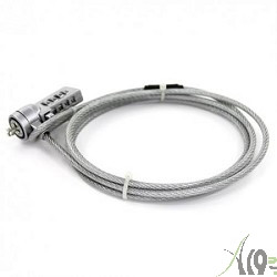 Тросик для ноутбука CBR CL-05_2, Kensington Lock, кодовый, 2м, блистер, RTL