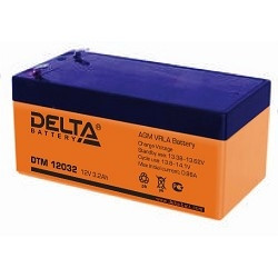 Delta DT 12032 (3.2 А\ч, 12В) свинцово- кислотный аккумулятор  