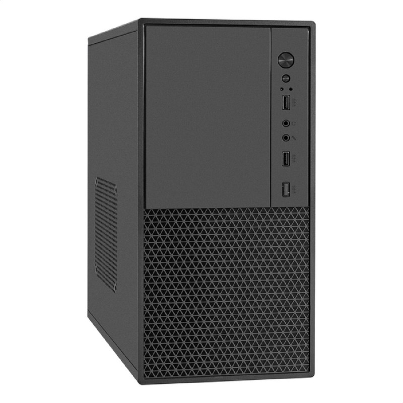 Exegate EX299071RUS Корпус Minitower ExeGate BAA-308M-AAA400 (mATX, БП AAA400 с вент. 8см, 2*USB, HD Audio, черный)