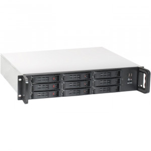 Exegate EX292639RUS Серверный корпус ExeGate Pro 2U650-HS09 <RM 19", высота 2U, глубина 650, БП 2U-400ADS, 9xHotSwap, 2*USB>