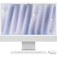 Apple iMac 24-inch 2024 [MWUC3ZP/A] (КЛАВ.РУС.ГРАВ.) Silver 24" Retina 4.5K {(4880x2520) M4 8C CPU 8C GPU/16GB/256GB SSD/рекоменд.переход.1979059/1991284} (A3247)