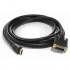 Bion Кабель HDMI-DVI , 1.8м, 19M/19M, single link, черный,  экран   [Бион][BNCC-HDMI-DVI-6]