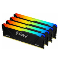 Kingston 64GB 3600MT/s DDR4 CL18 DIMM (Kit of 4) FURY Beast RGB KF436C18BB2AK4/64