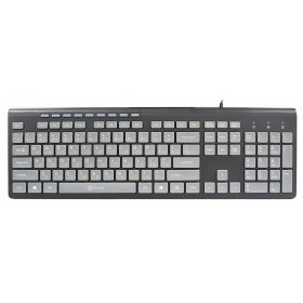 Oklick 480M черный/серый USB slim Multimedia [1067199]
