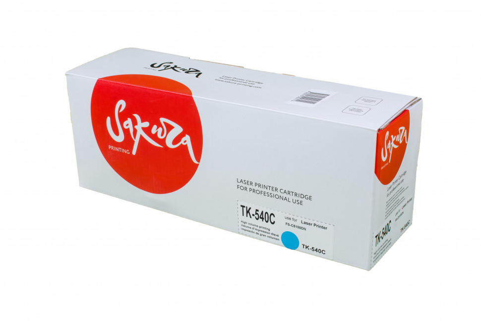 TK-540C Картридж Sakura для Kyocera-Mita FS-C5100DN, синий, 4000 к.