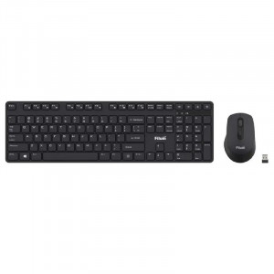 Клавиатура и мышь Wireless Filum FL-KTW15-BK мышь оптическая USB, 4 кл., DPI: 800/1200/1600, 108 кл., тип клавиатуры: мембранная, питание АА 1 шт., че