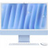 Apple iMac 24-inch 2024 [MWUF3ZP/A] (КЛАВ.РУС.ГРАВ.) Blue 24" Retina 4.5K {(4880x2520) M4 8C CPU 8C GPU/16GB/256GB SSD/рекоменд.переход.1979059/1991284} (A3247)