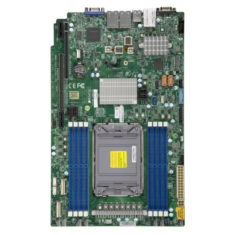 Материнская плата SuperMicro MBD-X12SPW-TF-B Cooper Lake/Ice Lake (LGA-4189) SKT-P+ + C621A, 8x DDR4