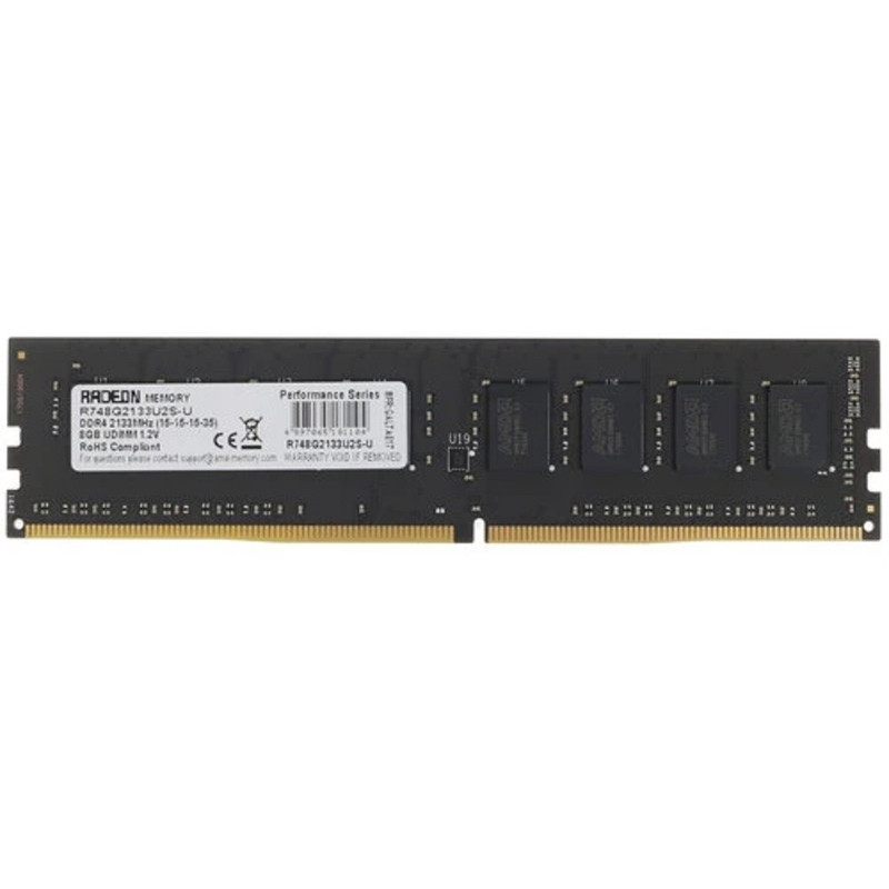 AMD DDR4 DIMM 8GB R748G2133U2S-U 2133MHz