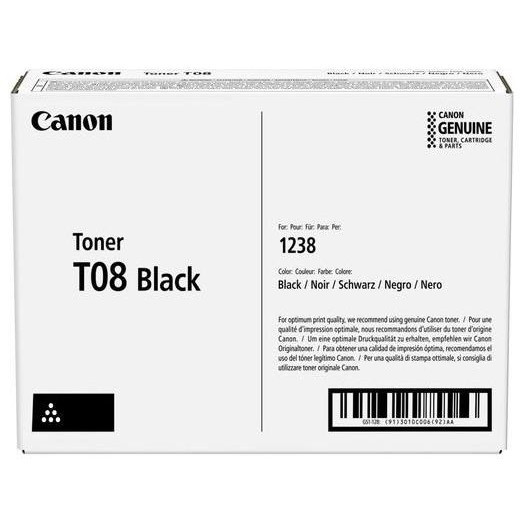 Тонер-картридж T08 (black) для Canon i-S X 1238i 11000 стр.