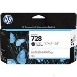 HP 728 130-ml Matte Black DesignJet Ink Cartridge [3WX25A]