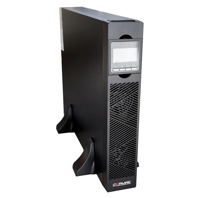 Ермак ИБП Онлайн стоечный 2U, 6000 ВА/6000 Вт, USB, RS-232, без внутр. АКБ (220-220.6-P)