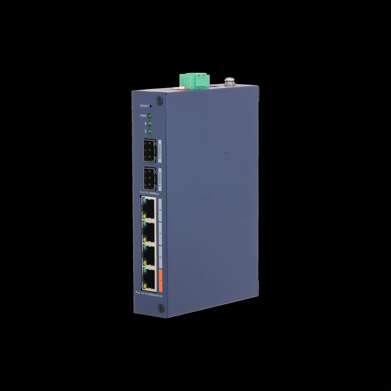 DAHUA DH-CHS4206-4ET-60 4-портовый PoE коммутатор управляемый 4 RJ45 10/100Мбит/с (PoE/PoE+/Hi-PoE), 2 SFP 1000Мбит/с (uplink); IP30, IK06; монтаж на DIN-рейку DAHUA DH-CHS4206-4ET-60 4-портовый PoE коммутатор управляемый 4 RJ45 10/100Мбит/с (PoE/PoE+/Hi-PoE), 2 SFP 1000Мбит/с (uplink); IP30, IK06; монтаж на DIN-рейку