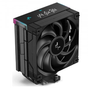 Устройство охлаждения(кулер) Deepcool AK400 Digital Pro ARGB Soc-AM5/AM4/1151/1200/1700 черный 4-pin 25dB Al+Cu LCD 220W 695gr Ret (R-AK400-BKAPMN-G)