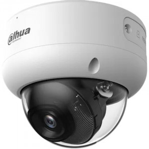 DAHUA DH-IPC-HDBW3449EP-AS-IL-0280B Уличная купольная IP-видеокамера 4Мп, 1/2.9” CMOS, объектив 2.8мм, видеоаналитика, микрофон, ИК 40м  , LED 40м , IP67, IK10, металл