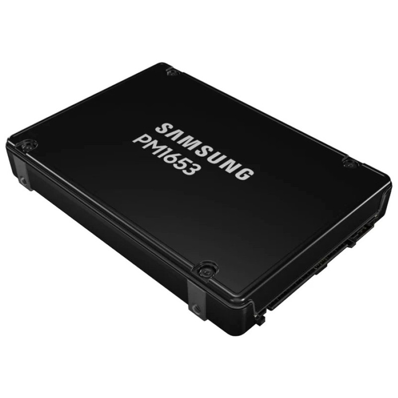 Samsung SSD PM1653, 7680GB, 2.5" 15mm, SAS 24Gb/s, 3D TLC, MZILG7T6HBLA-00A07
