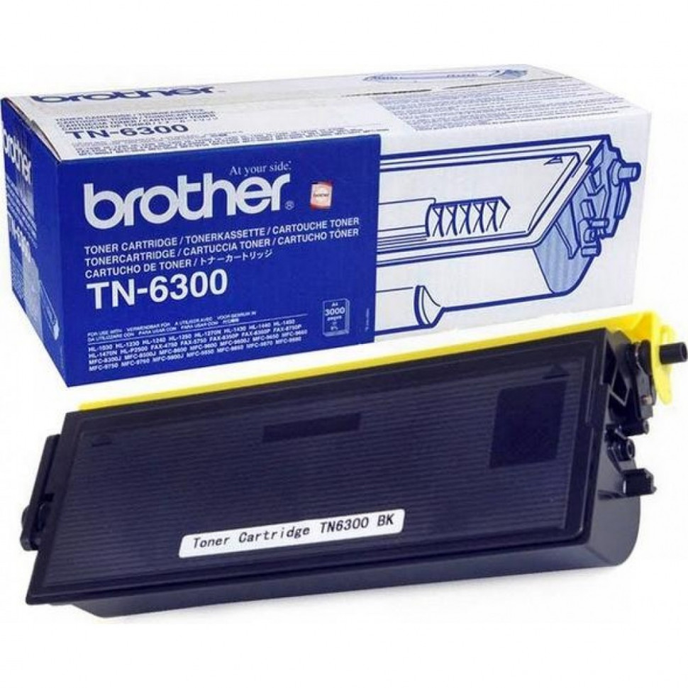 Brother TN-6300 Картридж ,Black{HL-1230/1240/1250/1270N/1440/1450/1470N/HL-P2500/MFC9650/9750/9870, Black, (3000стр)}