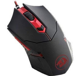 Defender Redragon Centrophorus Black-Red USB [70235] {проводная игровая мышь,6кн,1 кл-кн,1000/1600/2000dpi}