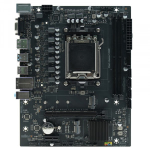 AFOX B650D5-MA-V2 (Socket AM5, mATX, 2*DDR5(64Gb), VGA+ HDMI+DP, 4*SATA3, 1*M.2, 1*PCIEx16/1*PCIEx1,  5*USB 2.0, 2*USB 3.0, 1 x PS/2,  LAN 1*1G, RTL)