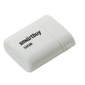 Smartbuy USB Drive 32GB LARA White SB32GBLARA-W