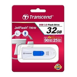 Transcend USB Drive 32Gb JetFlash 790 TS32GJF790W {USB 3.0}