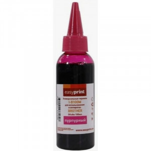 EasyPrint  Чернила I-B100M универсальные для Brother (100мл.) пурпурный EasyPrint  Чернила I-B100M универсальные для Brother (100мл.) пурпурный
