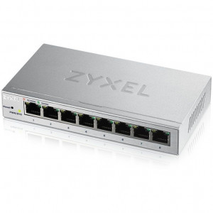 ZYXEL GS1200-8-EU0101F Smart коммутатор ZYXEL GS1200-8, 8xGE, настольный, бесшумный, с поддержкой VLAN, IGMP, QoS и Link Aggregation