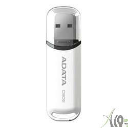A-DATA Flash Drive 16Gb С906 AC906-16G-RWH {USB2.0, Белый}