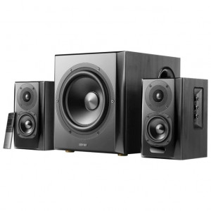 Edifier S351DB {2 сат. + сабвуфер,150W RMS, 30-20000Гц, дерево, беспроводной пульт ДУ, Bluetooth aptX}