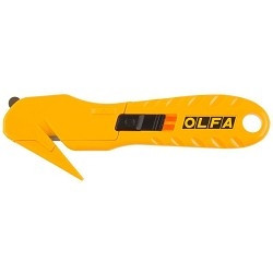 Нож OLFA"HOBBY CRAFT MODELS "для хоз работ,безопасный,для вскрытия стрейч-пленки,пластиковых шинок и коробок,17,8мм [OL-SK-10]