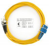 Cabeus FOP(d)-9-SC-ST-7m Шнур оптический duplex SC-ST 9/125 sm 7м LSZH Cabeus FOP(d)-9-SC-ST-7m Шнур оптический duplex SC-ST 9/125 sm 7м LSZH